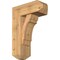 Ekena Millwork Olympic Craftsman Smooth Bracket w/ Offset Brace, Western Red Cedar, 7 1/2"W x 18"D x 26"H BKT0806X18X26OLY04SWR - alternate 1